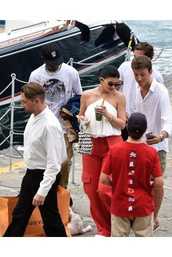 Kylie Jenner et Travis Scott à Portofino le 12 août 2019