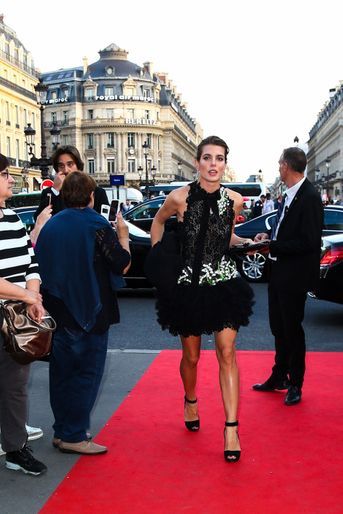 Charlotte Casiraghi arrive à l&#039;Opéra Garnier à Paris, le 21 septembre 2017