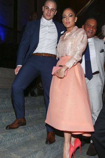 Jennifer Lopez et Casper Smart à la soirée de la Fondation des Nations Unies à l’hôtel Four Seasons de New York vendredi dernier. 