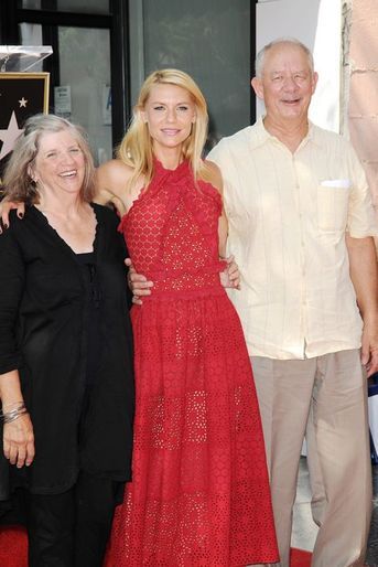 Claire Danes et ses parents à Los Angeles le 24 septembre 2015
