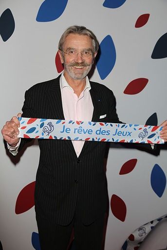 Frédéric Thiriez à la soirée de lancement de la campagne de mobilisation autour de la candidature de Paris aux jeux Olympiques de 2024