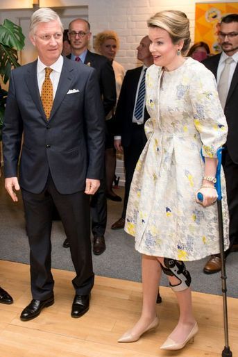 La reine Mathilde de Belgique, le 19 mars 2015