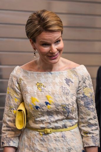 La reine Mathilde de Belgique, le 30 avril 2015