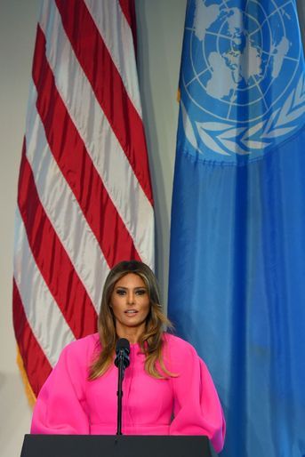 Melania Trump au siège des Nations unies, le 20 septembre 2017.