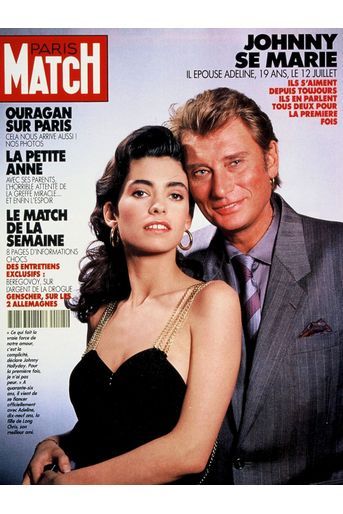 Pour le Paris Match n°2125 du 15 février 1990, à l'occasion de leurs fiançailles