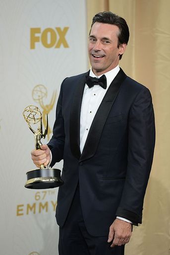 Jon Hamm ("Mad Men") à la cérémonie des Emmy Awards, le 20 septembre 2015