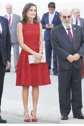 Letizia d'Espagne le 22 juillet 2019 à Valence.