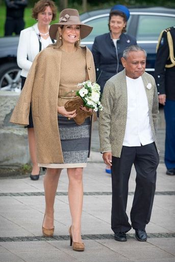 La reine Maxima des Pays-Bas à Alphen aan den Rijn, le 17 septembre 2015