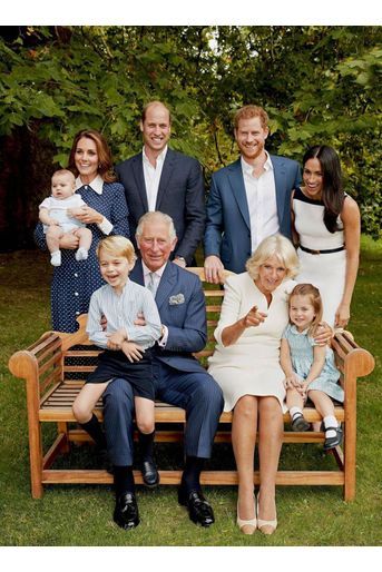 Le prince George de Cambridge en famille pour les 70 ans de son grand-père, le prince Charles. Photo capturée en septembre 2018.