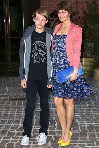Mingus Reedus avec sa mère Helena Christensen en 2014.
