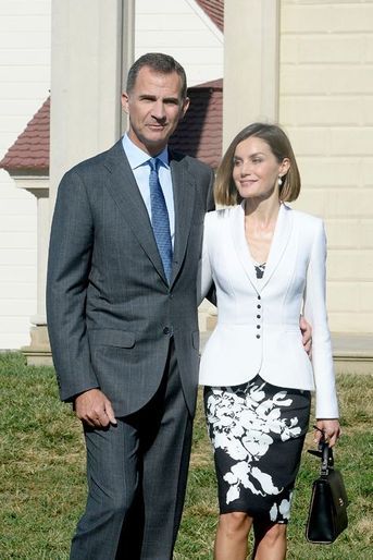 La reine Letizia et le roi Felipe VI d&#039;Espagne à Mount Vernon, le 15 septembre 2015