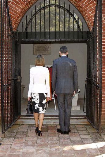La reine Letizia et le roi Felipe VI d&#039;Espagne à Mount Vernon, le 15 septembre 2015
