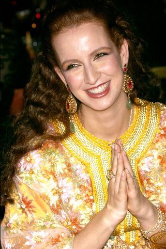 La princesse Lalla Salma du Maroc au château de Versailles, le 8 décembre 2003