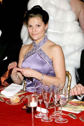 La princesse Victoria de Suède au château de Versailles, le 4 décembre 2006