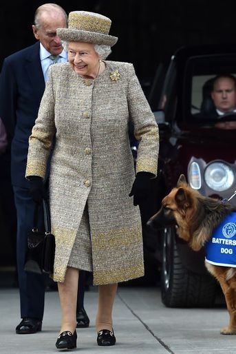 La reine Elizabeth II, le 17 mars 2015
