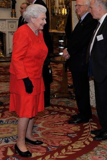 La reine Elizabeth II, le 23 février 2015