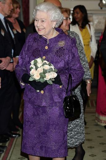 La reine Elizabeth II, le 9 mars 2015