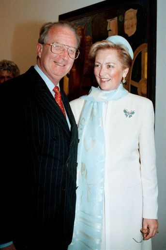 La reine des Belges Paola et le roi Albert II, le 22 mars 1997