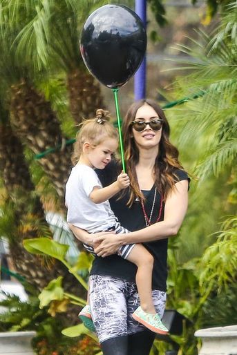 Megan Fox et son fils Noah à Los Angeles le 14 septembre 2015