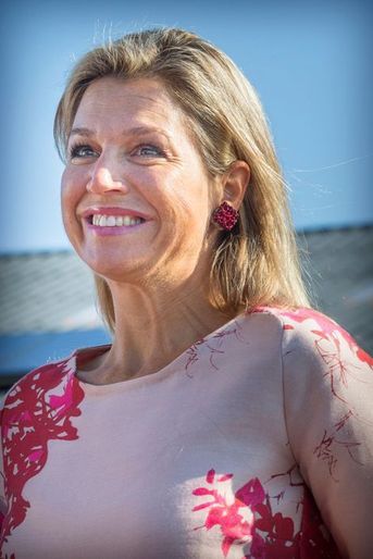 La reine Maxima des Pays-Bas dans la Frise, le 9 septembre 2015