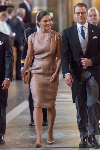 La princesse Victoria de Suède et le prince consort Daniel à Stockholm, le 4 septembre 2017