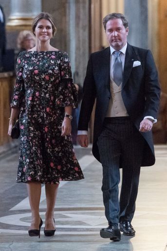 La princesse Madeleine de Suède et Christopher O'Neill à Stockholm, le 4 septembre 2017