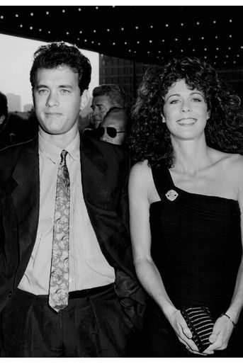 Tom Hanks et Rita Wilson en 1986