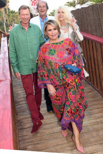 La grande-duchesse Maria Teresa de Luxembourg et le grand-duc Henri à Marbella, le 1er septembre 2017