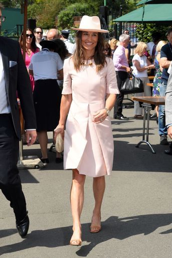Pippa Middleton à Wimbledon le 8 juillet 2019