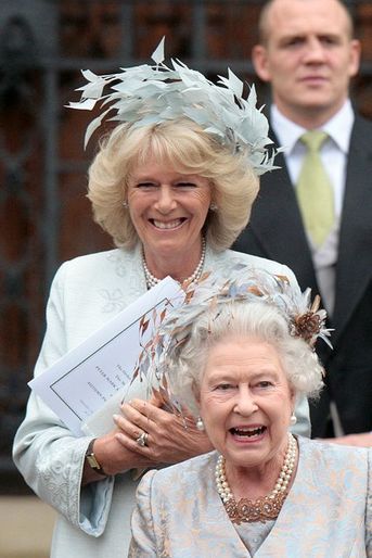 La reine Elizabeth II et la duchesse de Cornouailles Camilla, le 17 mai 2008