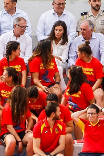 La reine Letizia d'Espagne, le 4 juillet 2019 à Madrid