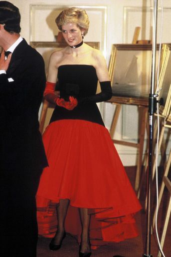Lady Diana le 1er septembre 1986