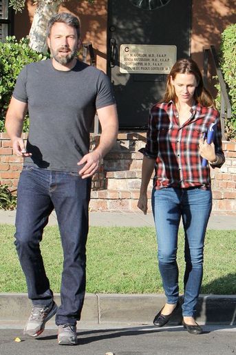 Ben Affleck et Jennifer Garner à Los Angeles le 3 septembre 2015
