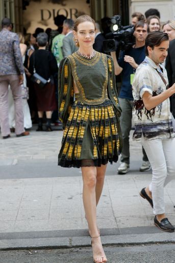 Natalia Vodianova à Paris, le 1er juillet 2019