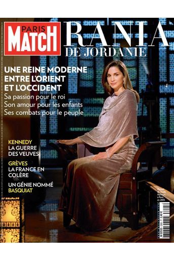 La reine Rania en couverture de Paris Match en 2010