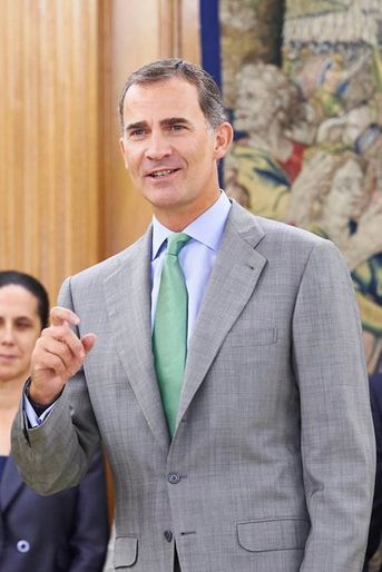 Le roi Felipe VI d&#039;Espagne à Madrid, le 2 septembre 2015