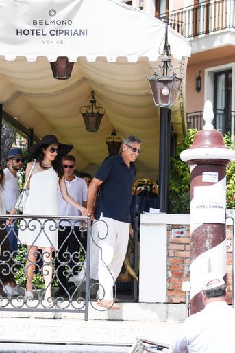 Amal et George Clooney à Venise le 27 juin 2019