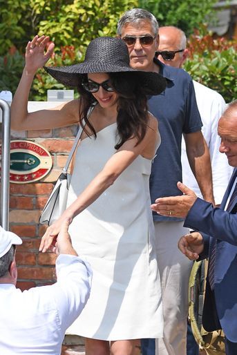 Amal et George Clooney à Venise le 27 juin 2019