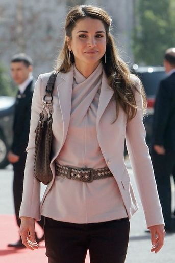 La reine Rania de Jordanie, le 10 février 2013