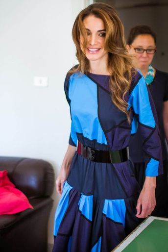 La reine Rania de Jordanie, le 12 août 2015