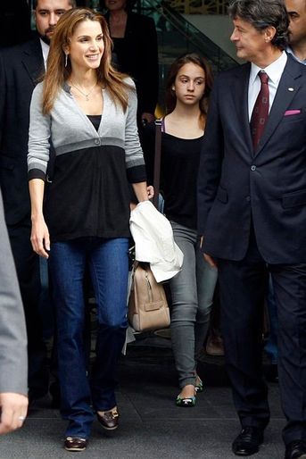 La reine Rania de Jordanie, le 14 novembre 2010