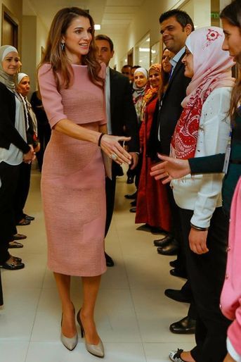 La reine Rania de Jordanie, le 16 novembre 2014