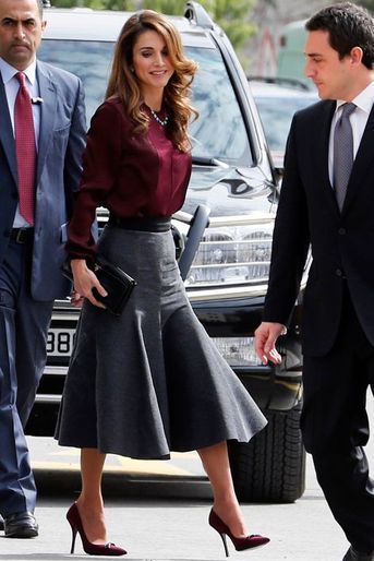 La reine Rania de Jordanie, le 2 novembre 2014