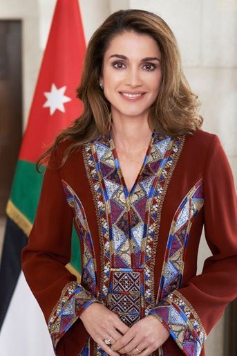 La reine Rania de Jordanie, le 22 octobre 2012