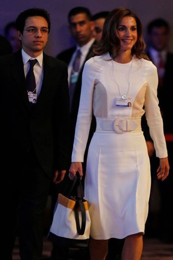 La reine Rania de Jordanie, le 25 mai 2013
