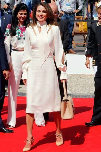 La reine Rania de Jordanie, le 26 août 2015