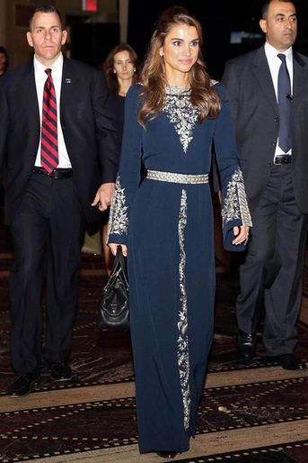La reine Rania de Jordanie, le 8 novembre 2013