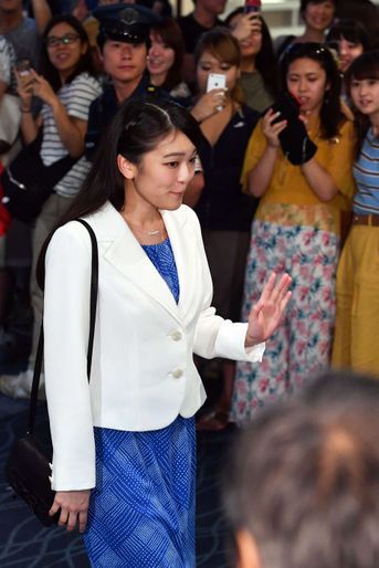 La princesse Mako du Japon à l&#039;aéroport à Tokyo, le 17 août 2017