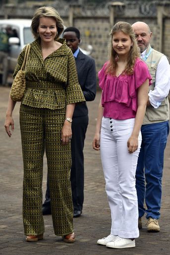 La reine des Belges Mathilde et la princesse Elisabeth de Belgique au Kenya, le 26 juin 2019