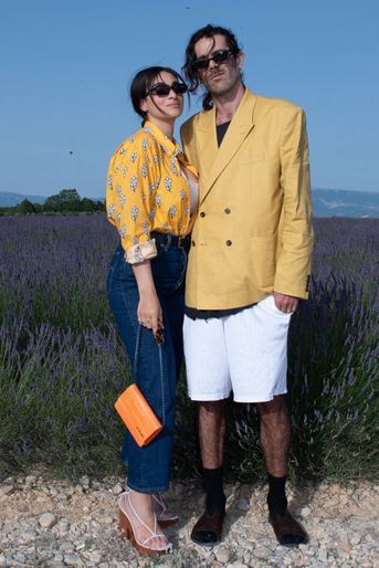 Camelia Jordana et Hugo Toucas à Valensole, le 24 juin 2019